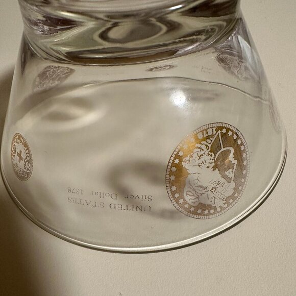 Clear Glass Bowl with Gold Accents - Picture 10 of 16